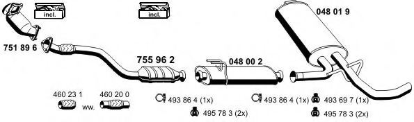 ERNST 100239 Exhaust System